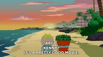kenny mccormick beach GIF by South Park 
