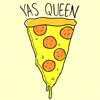 Pizza Yas GIF by LookHUMAN