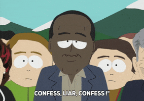 oj simpson exclaiming GIF by South Park 