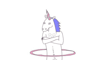 mare unicorn better hula hoop i win GIF