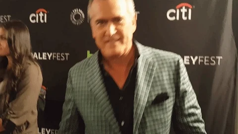 Bruce Campbell Wink GIF by The Paley Center for Media