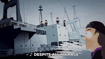 throwing up whale wars GIF by South Park 