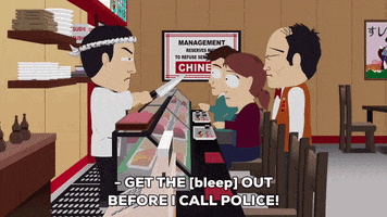 mad sushi GIF by South Park 