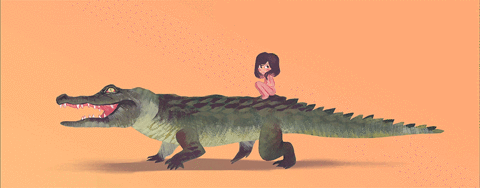 reuno crocodile aurelie neyret GIF
