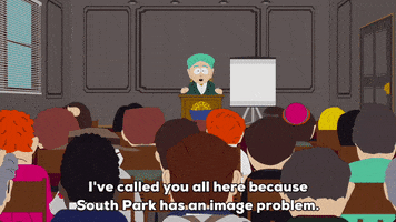 mayor mcdaniels town meeting GIF by South Park 