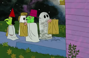 Its The Great Pumpkin Charlie Brown Trick Or Treating GIF by Halloween
