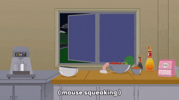 mouse running GIF by South Park 