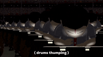 drumming chinese GIF by South Park 