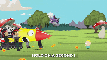 scared rocket GIF by South Park 