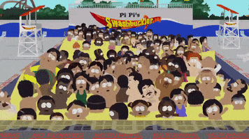 pee swimming GIF by South Park 