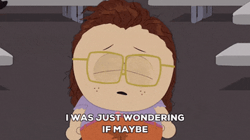 nervous hang out GIF by South Park 