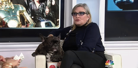 Carrie Fisher Gif 2