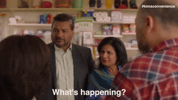 Confused Whats Going On GIF by Kim's Convenience