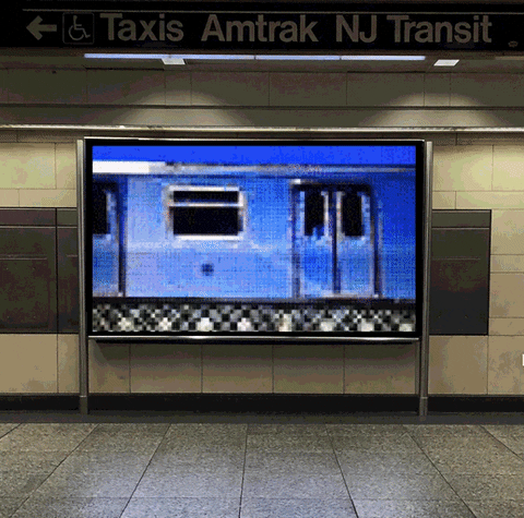 nyc subway animation GIF by Ryan Seslow