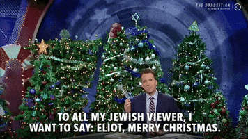merry christmas jewish GIF by The Opposition w/ Jordan Klepper