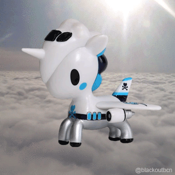 Blackout Unicorno GIF