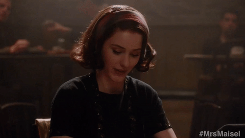 「Rachel Brosnahan gif」的圖片搜尋結果"