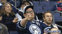 hockey dancing GIF by Columbus Blue Jackets hockey dancing GIF by Columbus Blue Jackets