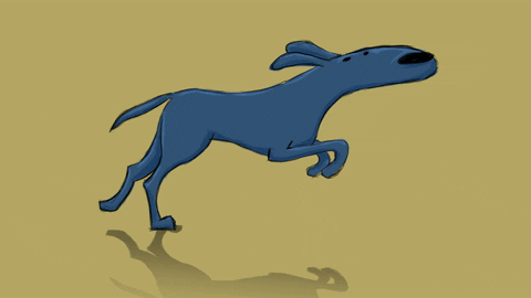 Animation Dog Running GIF by Don Ropco - Find & Share on GIPHY