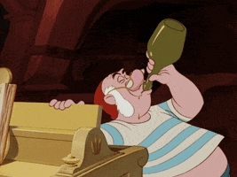 Peter Pan Drinking GIF