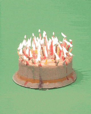 Happy Birthday Fire GIF by Birthday Bot
