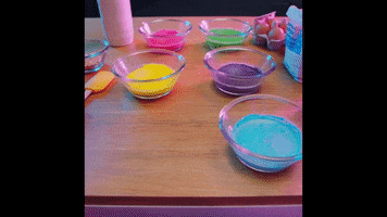 Rainbow Sorting GIF