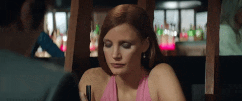 Serious Jessica Chastain GIF by Molly’s Game
