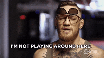 conor mcgregor im not playing around here GIF by SHOWTIME Sports
