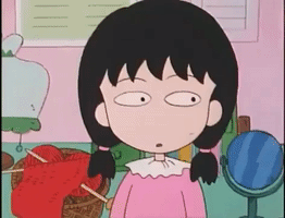 anime laughing japan giggling chibi maruko GIF