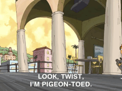 pigeon-toed meme gif