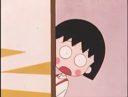 anime japan oh no disappointed chibi maruko GIF