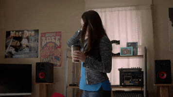 Lea Michele Hair Flick GIF by ABC Network