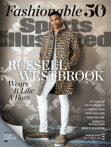 russell westbrook nfl GIF by Sports Illustrated