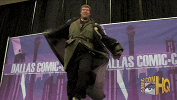 caped crusader cosplay GIF by Comic-Con HQ