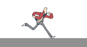 pu animation run GIF