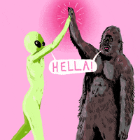 High Five Area 51 GIF by Studios 2016