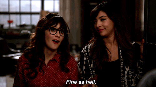 Zooey Deschanel Flirting GIF by New Girl - Find & Share on GIPHY