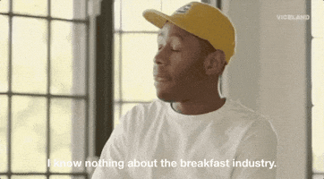 nutsandbolts viceland tyler the creator nuts & bolts i know nothing about the breakfast industry GIF