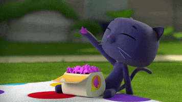 cat eating GIF by True and the Rainbow Kingdom