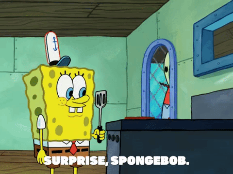 surprised spongebob