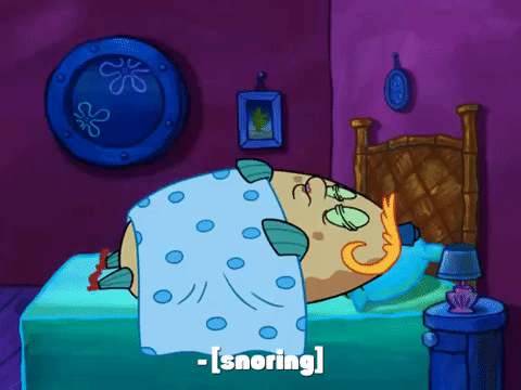 Spongebob Sleeping Sound GIFs