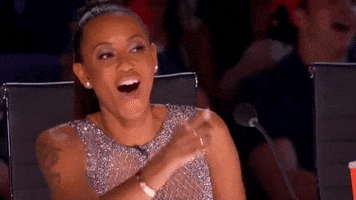 Cant Look Mel B GIF by America's Got Talent