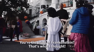 you're the bride of frankenstein that's what i thought GIF by Obama