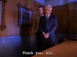 Season 2 Thank You Sir GIF by Twin Peaks on Showtime