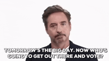 Voting Robert Downey Jr GIF by Election 2016