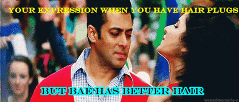 crackpot hair bae hair flip salman GIF