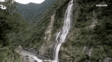 waterfall GIF by HUANG'S WORLD