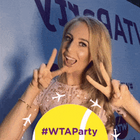 naomi broady wta party GIF by WTA
