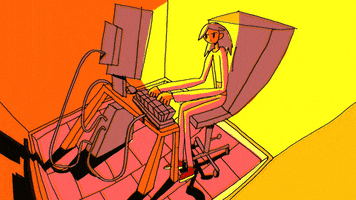 Computer Solitude GIF