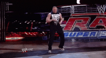 Brock Lesnar Wrestling GIF by WWE
